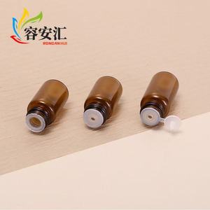 Tại chỗ kéo ống 1ml/2ml/5ml tinh dầu chai thủy tinh màu nâu mẫu nhỏ nắp đóng chai phụ với bàn chải Mỹ phẩm sử dụng - Product Image 3