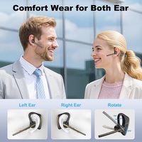 Livraison rapide, nouveau casque Bee sans fil, écouteur V5.0, écouteurs mains libres avec micro intégré pour la conduite/les affaires/le bureau