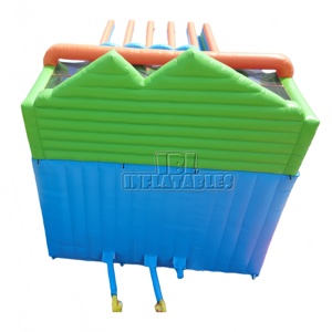 Toboggan gonflable géant en PVC pour aire de jeux commerciale, toboggan aquatique gonflable à quatre voies <span class=keywords><strong>avec</strong></span> certification CE pour parcs d'attractions en plein air - Product Image 5