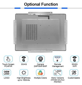 Bán Hot Android Wifi 19 inch mở khung 1500 nits <span class=keywords><strong>LCD</strong></span> <span class=keywords><strong>TV</strong></span> kỹ thuật số biển Video Player - Product Image 3