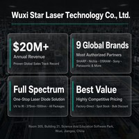 Diode laser verte scellée en plastique SHARP GH15250F8C 520nm 50mW pour module de test de communication par fibre optique télécom