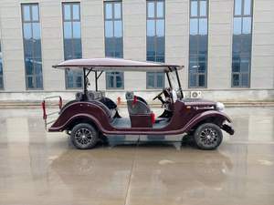 Nuevo Diseño Chino: Coche Eléctrico Clásico Rojo de 8 Plazas y 4 Ruedas para Vacaciones en Pueblos, Precio de Fábrica Económico, Coche de Club - Product Image 5