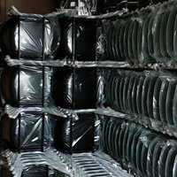 Chaise de conférence empilable en métal et plastique colorée pour lycée, idéale pour la formation, l'école et le bureau - En vente