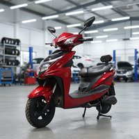Moto électrique pour adultes KM-6 God of War 1000w haute vitesse, batterie au plomb-acide 60V20Ah, 55 km/h, scooter électrique longue portée