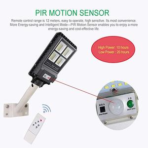 90W Solar Street Flood <b>Lights</b> High Bright Waterproof IP65 (<b>Light</b> <b>Sensor</b> Included/<b>Motion</b> <b>Sensor</b>) Wireless Garden Yard HD - Product Image 3