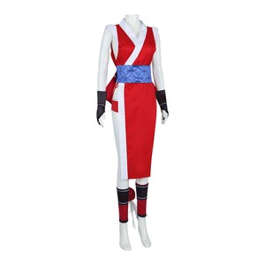 Costume de cosplay Mai Shiranui rouge <span class=keywords><strong>sexy</strong></span> pour femme adulte, jeu de rôle, championne, GAHC-076 - Product Image 4