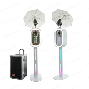 Photomaton portable à écran tactile 2025, miroir photomaton prenant en charge le <span class=keywords><strong>flash</strong></span> de l'appareil photo et le mini PC, machine à miroir photomaton pour fête - Product Image 2