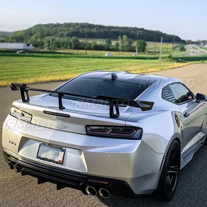 YKSRDNF ZLE Style <b>Black</b> Rear Trunk Lid <b>Wing</b> Spoiler Fit for 2016 2017 2018 2019 Chevrolet Camaro - Product Image 4