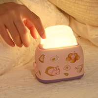 Lampe de chevet créative DIY avec autocollants, veilleuse, lampe d'ambiance, lampe de lecture rechargeable pour chambre à coucher