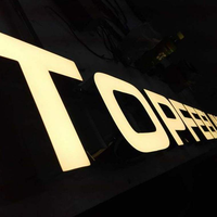 Letras de Canal Iluminadas LED RGB 3D Dinámicas Personalizadas para Logotipo de Gimnasio, Resistentes al Polvo y de Alta Resistencia