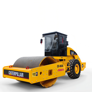 Rodillo Vibratorio de Doble Tambor Usado Caterpillar CS-683E 683, 129KW, Capacidad de Pendiente del 20%, Carga Nominal de 4 Toneladas, 18800kg, Certificado 2023 - Product Image 1