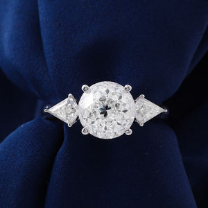 Bague en billanite ronde et en diamant pour homme, anneau fin, ultraléger, pierre de <span class=keywords><strong>platine</strong></span>, 10mm, PT950 - Product Image 1