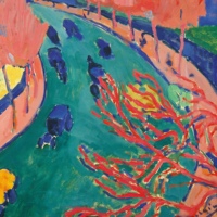 Reproduction de niveau muséale du Pont Charing Cross d'André Derain, impression abstraite de paysage sur toile, 300 dpi, respectueuse de l'environnement