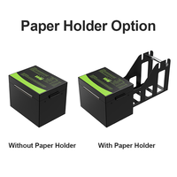 Imprimante thermique de tickets CASHINO DP-311 pour papier épais de 80 mm avec barre de déchirement pour billets et papier à marque noire, prend en charge jusqu'à 0,22 mm