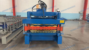 Nouvelle machine de formage de tôles de toiture IBR en tuiles émaillées, machine de formage de rouleaux de toiture trapézoïdale - Product Image 4