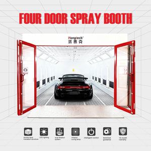 18 Months Warranty Ce Approved Full Downdraft Vehicle Spray Baking Booth With Baking Function For Garage Repair Workshop - Product Image 5