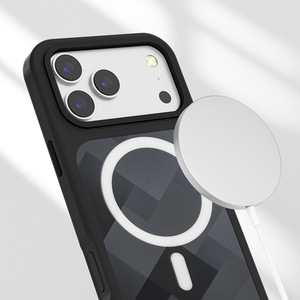 เคสโทรศัพท์ iPhone 18 Pro Max แบบเปลี่ยนแผ่นหลังได้ พร้อมปุ่ม AI, เคสโทรศัพท์แม่เหล็กแบบลายตาข่าย Apple 17 - Product Image 3