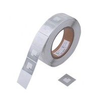 Étiquettes souples radiofréquences RF 40x40 mm (8,2 MHz) antivol pour supermarchés, cosmétiques, autocollants de sécurité EAS CN
