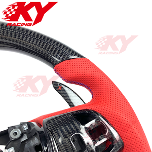 อุปกรณ์ตกแต่งภายในรถยนต์สำหรับ Acura TLX ILX TL RDX TSX ZDX RSX พวงมาลัยรถสปอร์ตคาร์บอนไฟเบอร์สำหรับ Acura Integra Type-S - Product Image 2