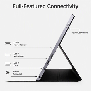 Groothandel 15,6 inch 4K Gaming Touchscreen <span class=keywords><strong>Monitor</strong></span> 3840x2160 <span class=keywords><strong>10</strong></span>-punts capacitief Type-C scherm voor PS5 Laptop PC - Product Image 4