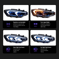 Zweifarbige Golden Eye LED-Linsenbaugruppe für F350 Scheinwerfer, passend für 3er Serie F30 F35 F31 (2012-2019), modifiziertes Frontlampen-Upgrade