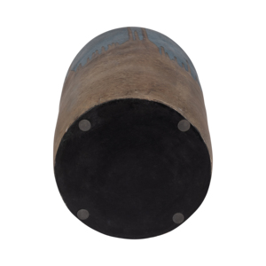 Vaso in terracotta bicolore, decorazione d'arredo per soggiorno, camera da letto, ufficio, scrivania, consolle. - Product Image 6