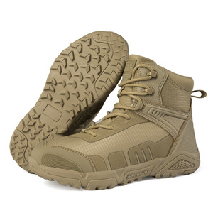 DSF49 AS33 Khaki Tactical <b>Hiking</b> <b>Boots</b> Nylon Waterproof All Seasons Outdoor <b>Boot</b> - Product Image 1