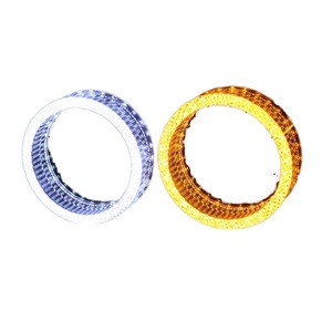 Sanvi 3 Inch I8 Round White Yellow Crystal <b>Led</b> Angel Ring Eyes for <b>Led</b> <b>Projector</b> Lens Retrofit Kits - Product Image 1