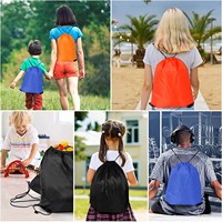 Sac à cordon promotionnel personnalisé avec logo imprimé, en tissu à séchage rapide, vente en gros pour la gym, le basketball et le marathon