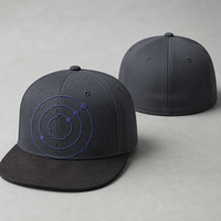 Casquette de baseball structurée à 6 panneaux, style rétro 59, personnalisable, streetwear urbain gothique, broderie 3D, visière incurvée, casquette Dad