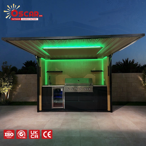 Armoire de rangement pour outils en acier inoxydable de qualité commerciale - Ensemble d'appareils de cuisine extérieurs pour garage, patio, atelier, cuisine extérieure - Product Image 1