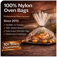 Sacs de cuisson en nylon haute température sur mesure, gaufrés, recyclables pour rôtir, cuire au four, cuisiner de la viande, du poisson, du poulet, des légumes, OEM