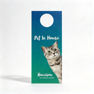 Colgante Personalizado para Puerta de Casa con Foto de Perro o Gato para Hoteles y Resorts, Publicidad Promocional, Bajo MOQ - Product Image 1