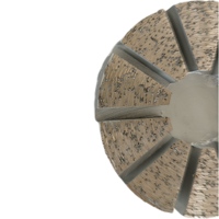 Outil abrasif rond chinois de 4 pouces, disque de meulage plat à 10 segments, meule diamantée pour béton, outils pour machine à meuler le sol
