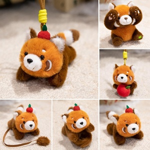 Peluche de Mapache, Llavero de Gato Pequeño Blanco y Negro con Huella de Pata, Muñeco de Peluche para Colgar en el Hombro - Product Image 6