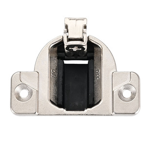 Bisagra de 110° de aleación de zinc para puerta de armario empotrada, 35x13mm, niquelada, tipo amortiguador a presión - Product Image 4