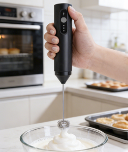 USB Rechargeable Electric Milk Frother Handheld Milk Foam <b>Maker</b> Wireless Milk Whisk for Coffee Latte Cappuccino Home Kitchen Bar - Product Image 4