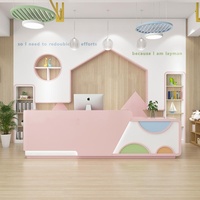 Comptoir pour centre d'éducation préscolaire, aire de jeux pour enfants, caissier, établissement de formation artistique, réception, maternelle, piscine
