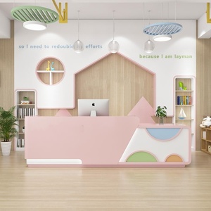 Comptoir pour centre d'éducation préscolaire, aire de jeux pour enfants, caissier, établissement de formation artistique, réception, maternelle, <span class=keywords><strong>piscine</strong></span> - Product Image 2