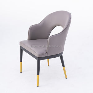 Mobilier de maison nordique <span class=keywords><strong>fauteuil</strong></span> en <span class=keywords><strong>cuir</strong></span> de luxe chaise de salle à manger siège Design moderne pour salle à manger cuisine chaises de loisirs - Product Image 5