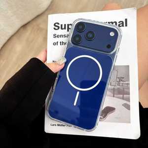 <span class=keywords><strong>Coque</strong></span> de téléphone portable magnétique antichoc en TPU+PC transparente et rigide pour <span class=keywords><strong>iPhone</strong></span> 17 16 15 14 13 <span class=keywords><strong>12</strong></span> 11 Pro Max - Product Image 6