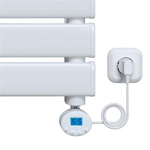 Sèche-serviettes chauffant en acier robuste Doz au design moderne pour salle de bain, cuisine et salle de sport - Résistant à l'humidité élevée et aux pulvérisations de sel - Product Image 5