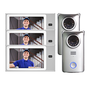 Lermom Économique maison vidéo 7 "tft 4 sonnette vidéo filaire cmos caméra pheehole visiophone avec HD caméra - Product Image 1