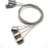 Most Poulare Pince à câble en laiton Système de suspension au plafond Kit de suspension à fil réglable pour éclairage 1.3 pouces