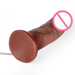 J yetişkin seks oyuncak su püskürtme manuel TPE silikon malzeme Anal Plug temizleyici manuel mastürbasyon sopa yapay penis - Product Image 4