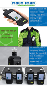 SKZ1050E-CH4S taşınabilir el elektrokimyasal prensibi metil <span class=keywords><strong>Mercaptan</strong></span> CH4S 0-100ppm gaz monitörü analiz dedektörü - Product Image 5