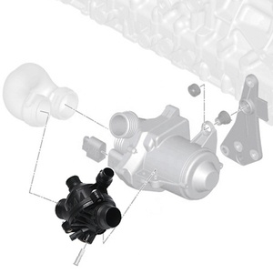 Thermostat de sortie d'<span class=keywords><strong>eau</strong></span> de refroidissement de <span class=keywords><strong>moteur</strong></span> de voiture avec boîtier pour <span class=keywords><strong>BMW</strong></span> E90 330 E60 11537549476 accessoires de voiture THK01 1 pièce - Product Image 6