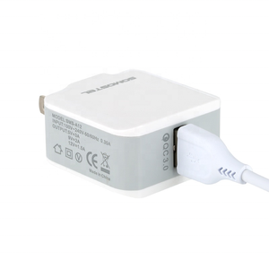 Somostel A12 Plug EU US Caricatore de carga rápida para iPhone Cargador rápido Adaptador de viaje USB Cargador Para Celular Carga <span class=keywords><strong>Rapida</strong></span> - Product Image 3