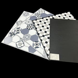 Carrelage de sol pelable et collant Revêtement de sol en <span class=keywords><strong>vinyle</strong></span> autocollant imperméable Dosserets muraux Carrelage <span class=keywords><strong>Dalle</strong></span> de sol pour salle de bain Salle à manger - Product Image 5