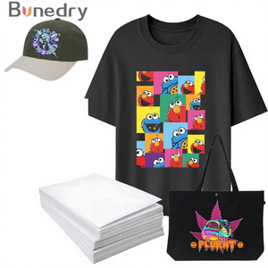 Papier de transfert par sublimation pour impression numérique couleur foncée, pour imprimante jet d'encre A4, pour tissus en coton, t-shirts - Product Image 1